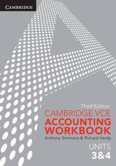 bokomslag Cambridge VCE Accounting Units 3 and 4 Workbook