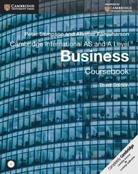 bokomslag Cambridge International AS and A Level Business Coursebook with CD-ROM