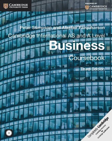 bokomslag Cambridge International AS and A Level Business Coursebook with CD-ROM