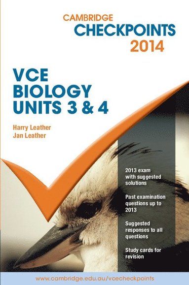 bokomslag Cambridge Checkpoints VCE Biology Units 3 and 4 2014