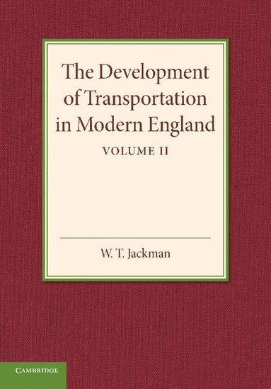 bokomslag Development of Transportation in Modern England