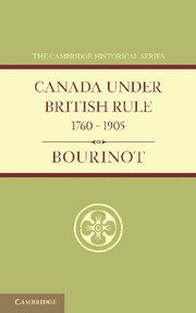 bokomslag Canada under British Rule 1760-1905