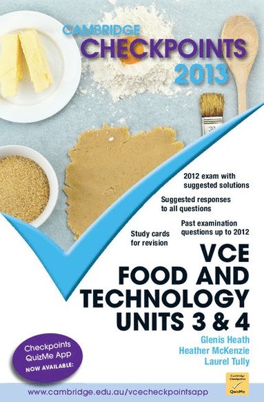 bokomslag Cambridge Checkpoints VCE Food and Technology Units 3 and 4 2013