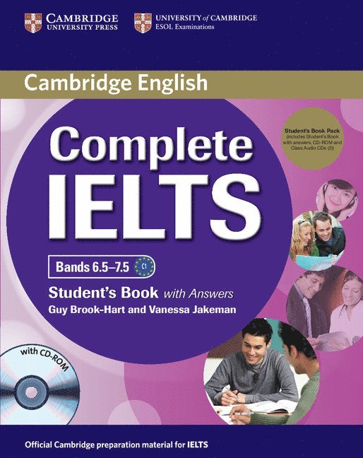 Complete IELTS Bands 6.5-7.5 Student's Pack (Student's Book with Answers with CD-ROM and Class Audio CDs (2)) 1