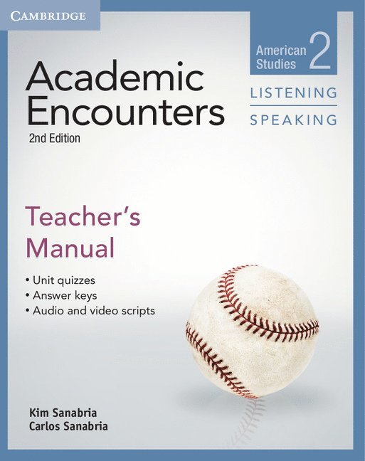 Academic Encounters Level 2 Teacher's Manual Listening and Speaking 1