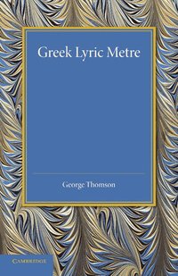 bokomslag Greek Lyric Metre