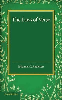 Johannes C. Andersen - The Laws of Verse, Häftad