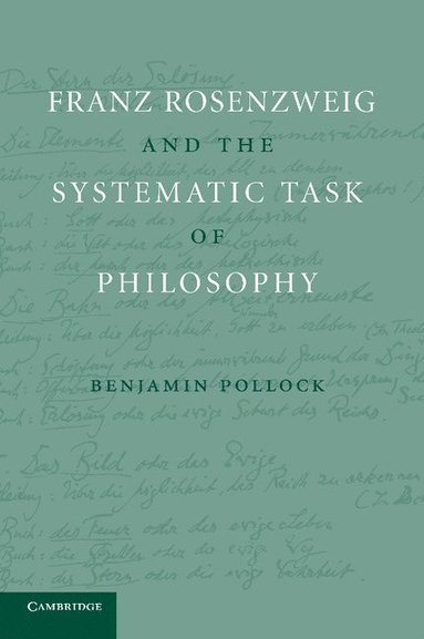 bokomslag Franz Rosenzweig and the Systematic Task of Philosophy