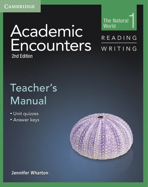 Academic Encounters Level 1 Teacher's Manual Reading and Writing 1