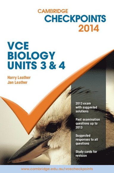 bokomslag Cambridge Checkpoints VCE Biology Units 3 and 4 2014 and Quiz Me More