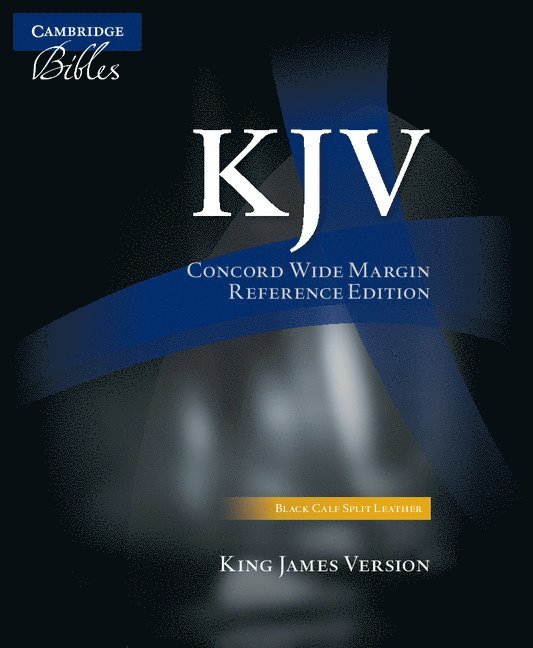 KJV Concord Wide Margin Reference Bible, Black Calf Split Leather, KJ764:XM 1