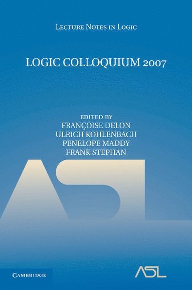 bokomslag Logic Colloquium 2007