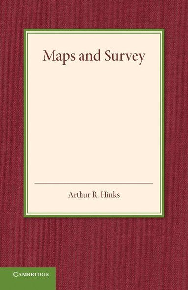 bokomslag Maps and Survey