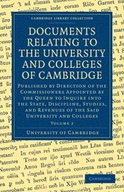 bokomslag Documents Relating to the University and Colleges of Cambridge