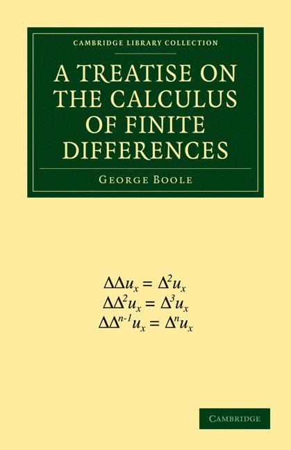 A Treatise on the Calculus of Finite Differences 1