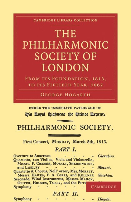 The Philharmonic Society of London 1