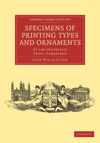 bokomslag Specimens of Printing Types and Ornaments