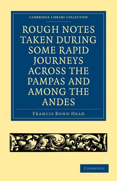 Francis Bond Head - Rough Notes Taken during some Rapid Journeys across the Pampas and among the Andes, Häftad