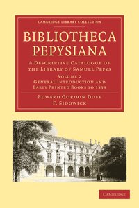 bokomslag Bibliotheca Pepysiana