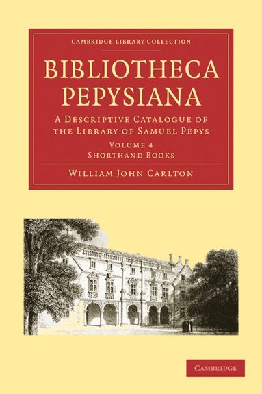 William John Carlton - Bibliotheca Pepysiana, Häftad