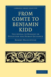 bokomslag From Comte to Benjamin Kidd