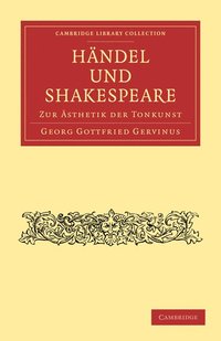 bokomslag Hndel und Shakespeare