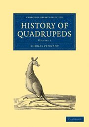 bokomslag History of Quadrupeds