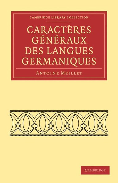 bokomslag Caractres gnraux des langues germaniques