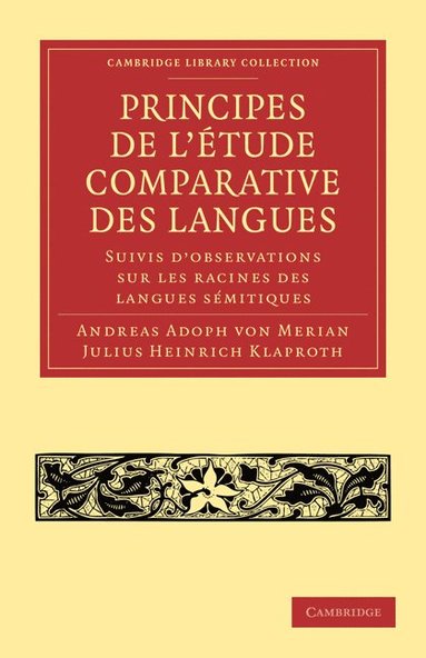 bokomslag Principes de L'Etude Comparative Des Langues