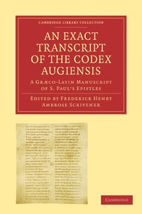 bokomslag An Exact Transcript of the Codex Augiensis