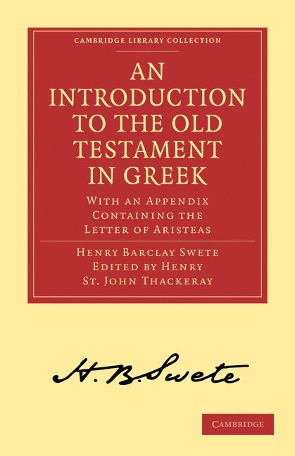 An Introduction to the Old Testament in Greek 1