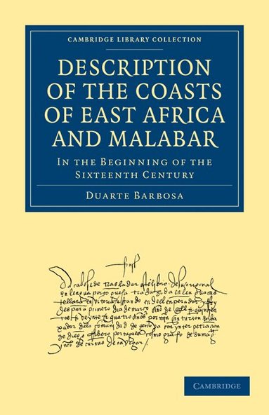 Duarte Barbosa - Description of the Coasts of East Africa and Malabar, Häftad
