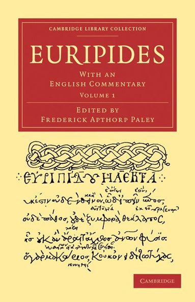 Euripides, Frederick Apthorp Paley - Euripides, Häftad