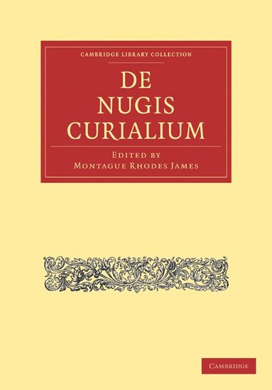 Walter Map, Montague Rhodes James - De Nugis Curialium, Häftad