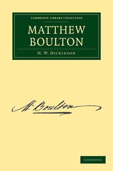 H. W. Dickinson - Matthew Boulton, Häftad