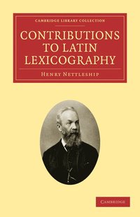 bokomslag Contributions to Latin Lexicography