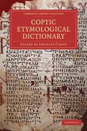bokomslag Coptic Etymological Dictionary