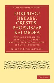 bokomslag Euripidou Hekabe, Orestes, Phoenissae kai Medea