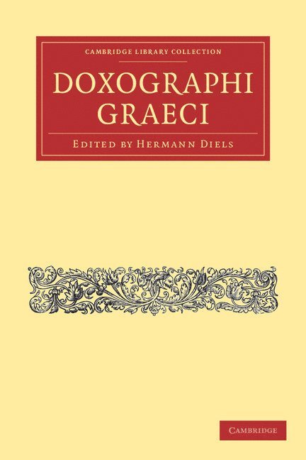 Doxographi Graeci 1