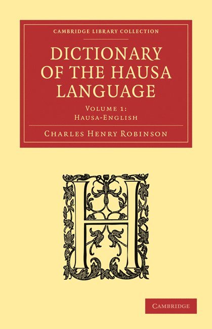 Dictionary of the Hausa Language 1