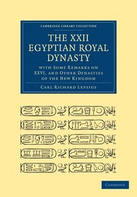 bokomslag The XXII. Egyptian Royal Dynasty, with Some Remarks on XXVI, and Other Dynasties of the New Kingdom
