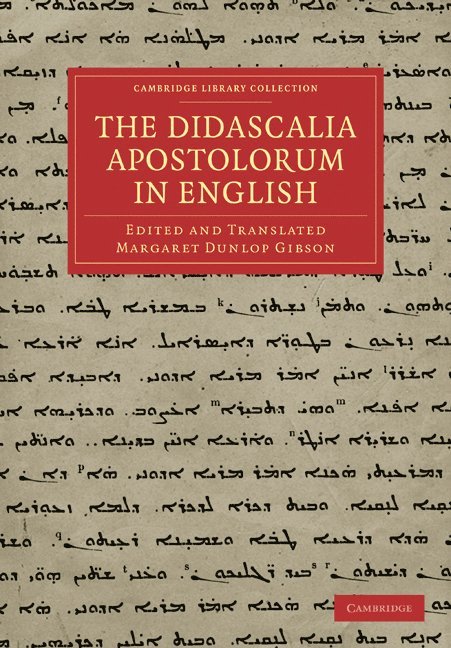 The Didascalia Apostolorum in English 1