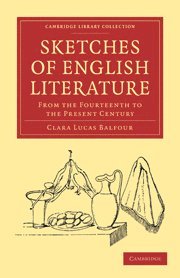 bokomslag Sketches of English Literature, from the Fourteenth to the Present Century