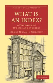 bokomslag What is an Index?