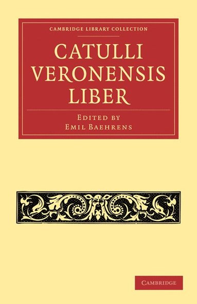 bokomslag Catulli Veronensis Liber