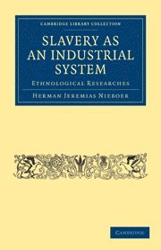 bokomslag Slavery as an Industrial System