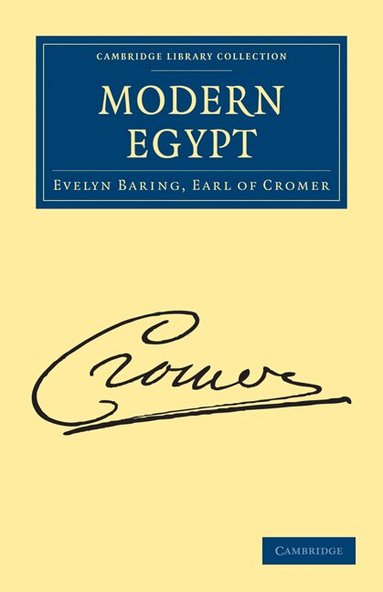 Evelyn Baring - Modern Egypt, Häftad