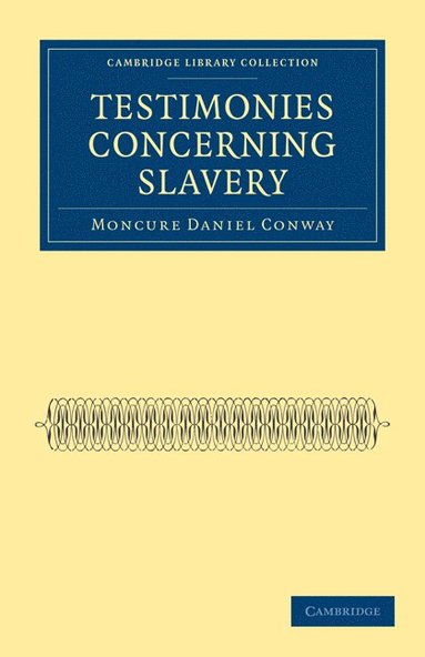 bokomslag Testimonies Concerning Slavery