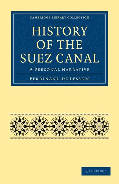 bokomslag History of the Suez Canal