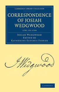 bokomslag Correspondence of Josiah Wedgwood